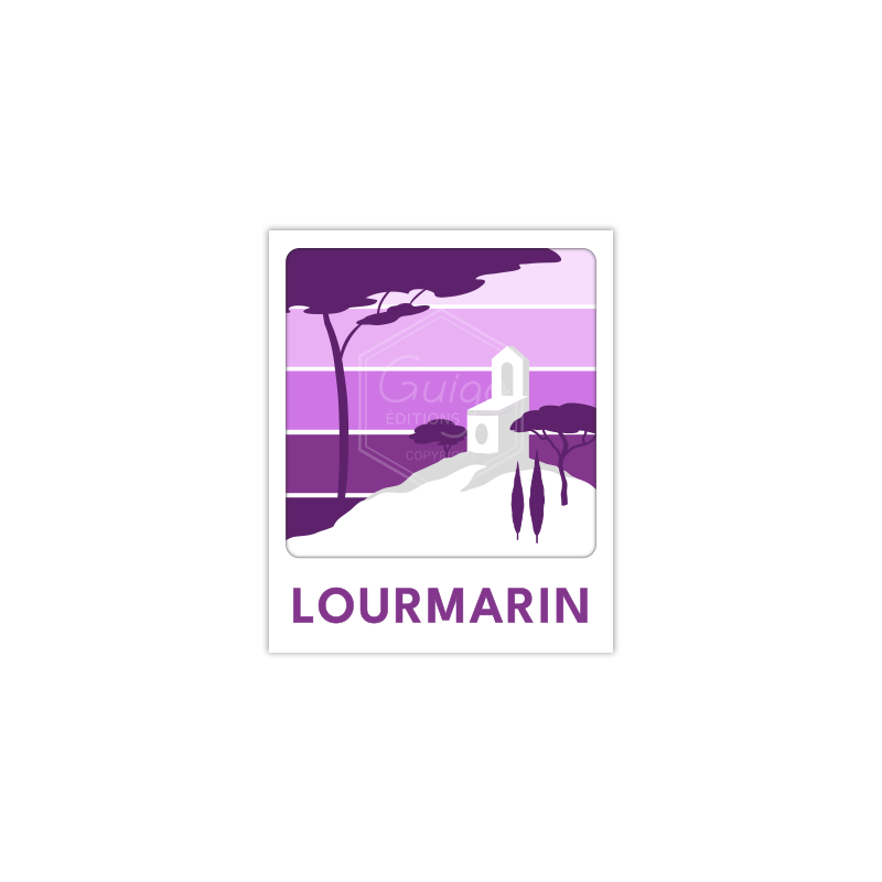 Lourmarin Lavande Carte Postale