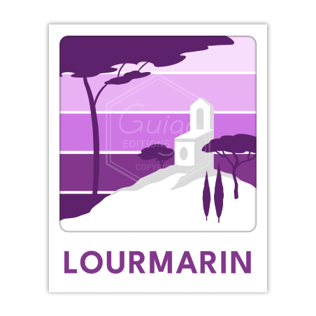 Lourmarin Lavande Carte Postale